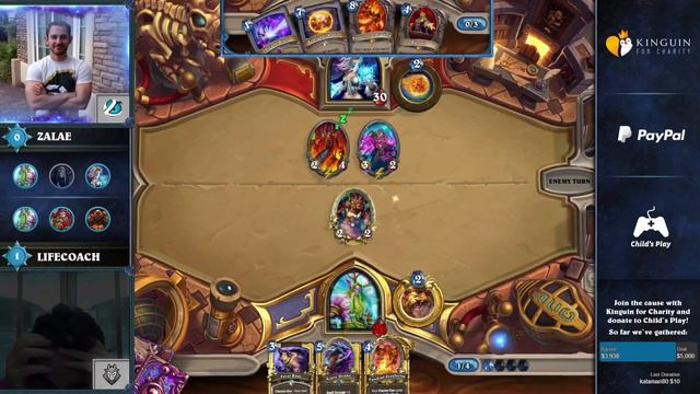 Zalae vs Lifecoach Hearthstone 1/4 KFC with Paypal