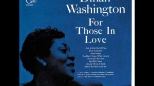 " My Old Flame "　Dinah Washington