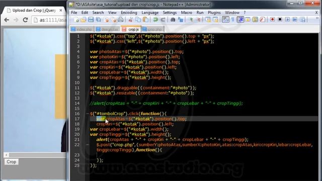 Full Video, Upload dan Crop dengan PHP dan jQuery, PHP dan jQuery Tutorial смотреть онлайн