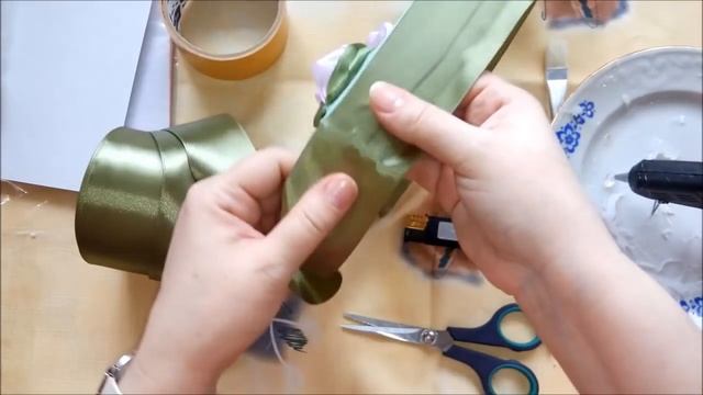 МК. Подарочная коробочка и шкатулка с вышивкой лентами. Часть 3