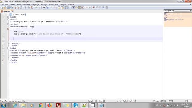 POPUP Box In Javascript Part Two