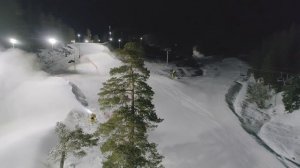 Горнолыжный курорт Архыз. Вечернее катание.