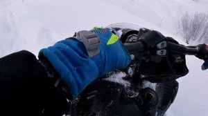 выезд на снегоходах: arctic cat и  yamaha nitro