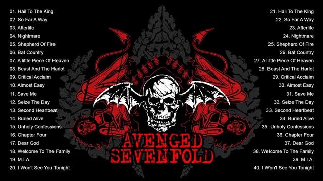 A.Sevenfold Greatest Hits Full Album - Best Songs Of A.Sevenfold Playlist 2021