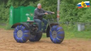 Трайк-амфибия с надувными #колесами от TimeTrial!