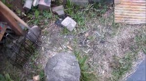 Наша дачная мангальная зона своими руками, из того что было