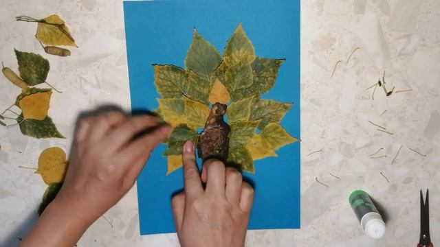 Осенняя поделка #2 для школы или садика! На тему: "Золотая осень". Легко и просто! смотреть онлайн