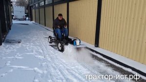 Адаптер КТЗ для мотоблока Нева с щеткой
