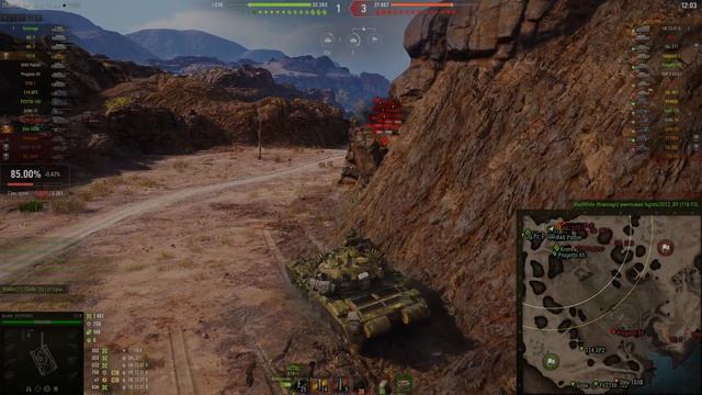 Хороший бой на 121В, агрессивная игра, разбор полетов боя ! смотреть онлайн