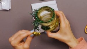 ?️ DIY Подсвечник из банок ? Идеи легкого декора стеклянных баночек ? Новогодние поделки