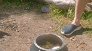 Готовим суп из курицы в афганском казане