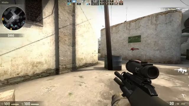 Counter-Strike: Global Offensive [de_dust2] смотреть онлайн