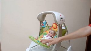 Электрокачели Fisher Price Друзья из тропического леса, прокат электрокачелей Краснодар