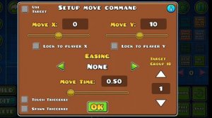 как сделать движущиеся блоки в geometry dash(гайд)