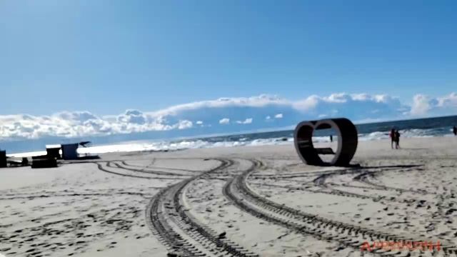 Янтарный.Самый большой и читый пляж Калининградской области