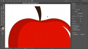 How To Create an Apple in Illustrator | Apple Vector Art | Adobe Illustrator Tutorial For Beginners