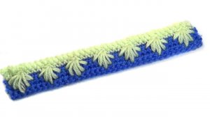 Обвязка края Гусиные лапки