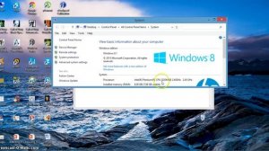 Как узнать 32 или 64 битная система  Windows8 (8.1)