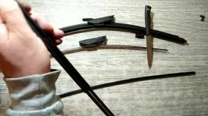 Замена резинки на бескаркасных щётках дворников Renault Sandero 2