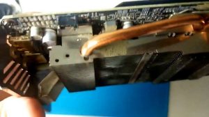 Ремонт Видеокарты GYGABYTE RX 580, замена охлаждения