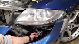 Z4 e85 bumper and headlights removal