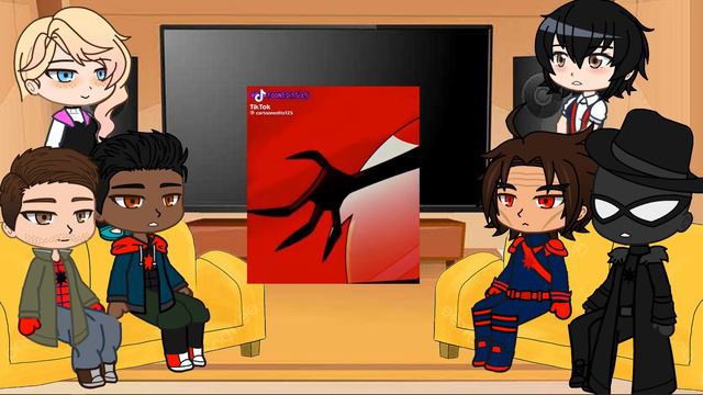 Spider-Verse React To Lucifer Morningstar | Hazbin Hotel | Gacha react