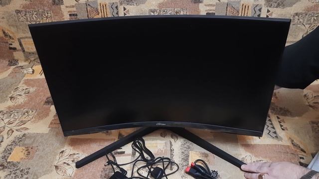 Распаковка — Монитор Samsung C27G54TQWI смотреть онлайн