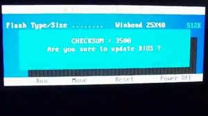 Flashing BIOS of Gigabyte GA-M57SLI-S4 Rev. 2.0