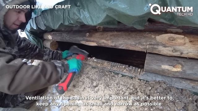 Man Builds Secret Bunker in the Heart of the Forest Using Logs | by @outdoorlifeandcraft смотреть онлайн