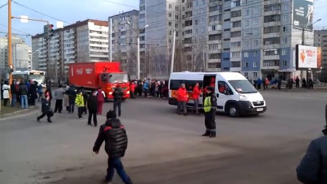 Олимпийский огонь в Барнауле! смотреть онлайн