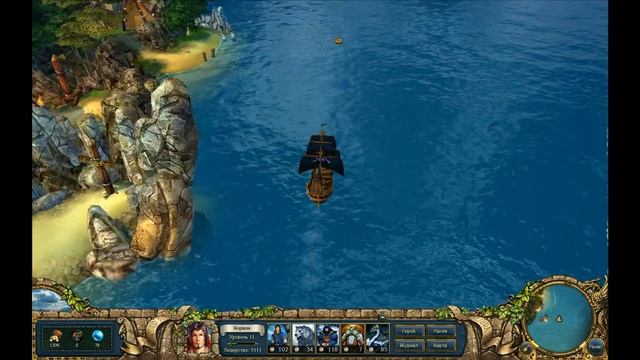 King`s Bounty: легенда о рыцаре (корона и портрет короля Харла) 16 смотреть онлайн