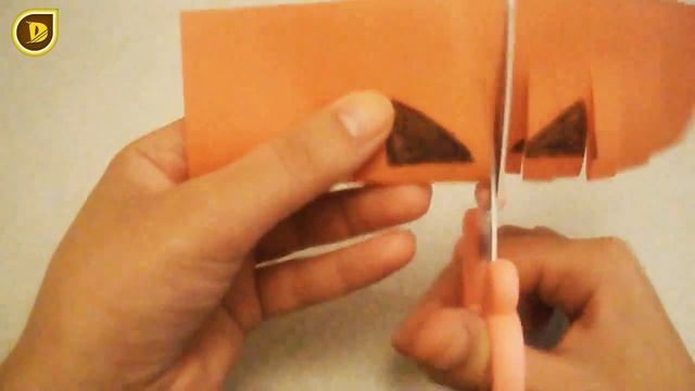 Как сделать аппликацию из цветной бумаги  #DIYpapercraft