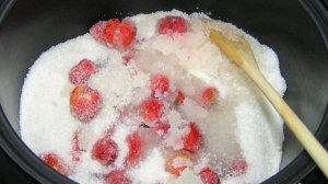 Варенье из замороженной клубники