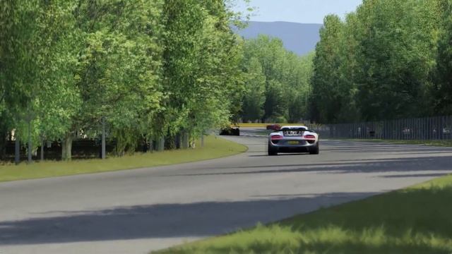 Lamborghini V12 Vision GT vs Porsche 918 Spyder vs Ferrari LaFerrari at Monza Full Course смотреть онлайн