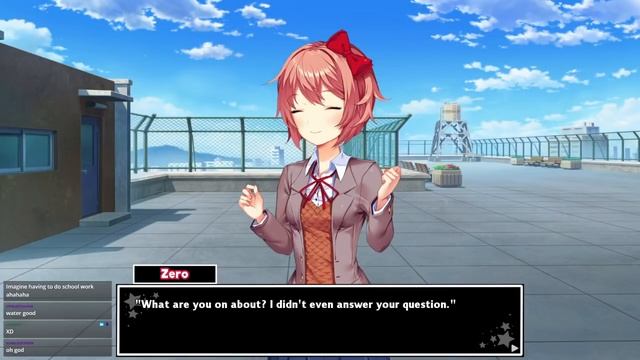 Lunch on the rooftop. | Doki Doki Vigilante Chapter 1 - Part 4 смотреть онлайн