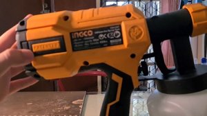 KONDISI PRODUK INGCO SPRAY GUN CSGLI2001 20V BATERAI LITHIUM ION