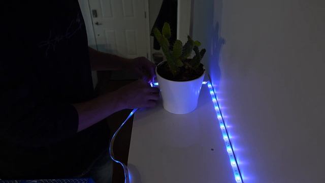 Светодиодная лента Govee - установка, демонстрация работы | Ремонт в доме | Жизнь в деревне США смотреть онлайн