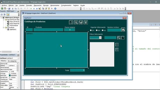 1️⃣8️⃣➖✅CARGAR IMAGEN EN FORMULARIO▶️ EXCEL - VBA (VISUAL BASIC PARA APLICACIONES)? смотреть онлайн