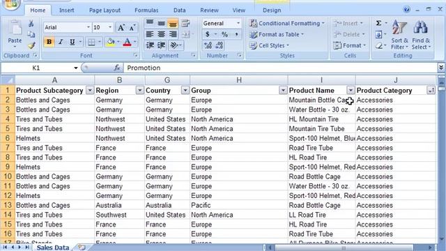 Excel 2007 Demo: Hide or unhide rows and columns смотреть онлайн