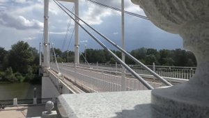"Пешеходный мост Европа - Азия" г. Оренбург