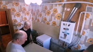 Газовый котел на кухне
