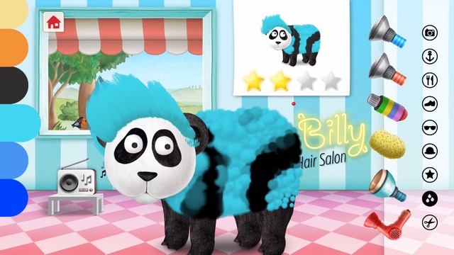 Веселый салон причесок для животных - мультик игра в парикмахера Silly Billy - Hair Salon