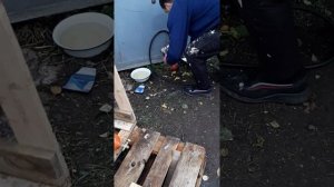 окопный обогреватель. обогрев блиндажа. газовая горелка из огнетушителя .