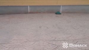 Тротуарные и садовые дорожки из Печатного бетона Домаск™   Domask™ Stamped concr