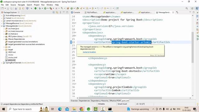 Apache ActiveMq Artemis Spring boot project setup | SpringBoot ActiveMQ Artemis Starter смотреть онлайн