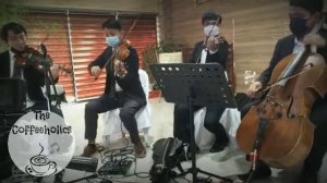La vien rose - wedding entourage - The Coffeeholics String Quartet