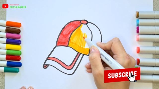 Bolalar uchun Qopqoq rasm chizish/Drawing Cap for children/Рисование Шапка для детей смотреть онлайн
