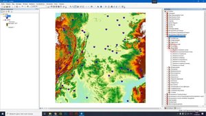 ArcGIS 10 - № 31. Копирование данных из растра в точки