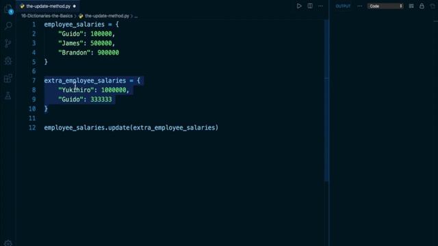 Python Programming Tutorial # 122 | The update Method in Python | update() method in Python
