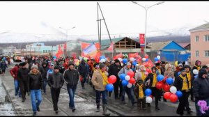 Усть Нера День Победы 2015 год автор Вера Алексеева, Усть Нера
